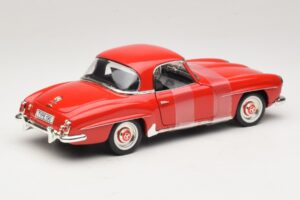 Mercedes 190 SL W121 Kupé Piros ERTL 1:18 7465 Fém – 2. kép a 6-ből