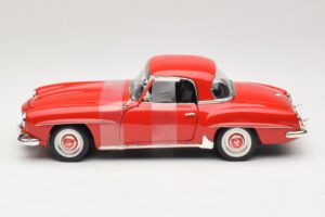 Mercedes 190 SL W121 Kupé Piros ERTL 1:18 7465 Fém – 3. kép a 6-ből