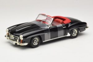 Mercedes 190 SL W121 Roadster Fekete ERTL 1:18 7464 Fém