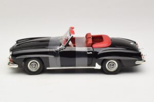 Mercedes 190 SL W121 Roadster Fekete ERTL 1:18 7464 Fém – 3. kép a 6-ből
