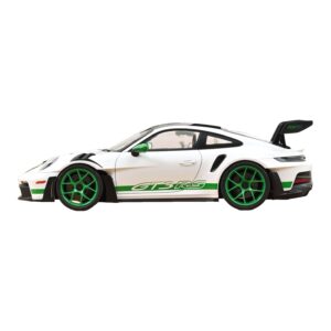 Porsche 911 992 GT3 RS Tribute to Carrera RS Fehér Python Green Norev 1:12 127535 Fém – 3. kép a 4-ből