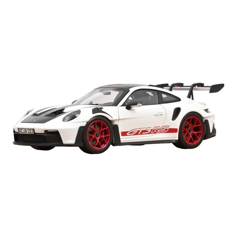 Porsche 911 992 GT3 RS Weissach Package Fehér Pyro Red Norev 1:18 187373 Fém