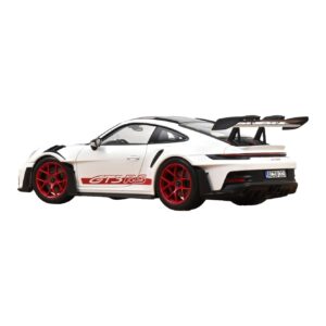 Porsche 911 992 GT3 RS Weissach Package Fehér Pyro Red Norev 1:18 187373 Fém – 3. kép a 3-ből