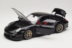 Porsche 911 997 GT2 RS Fekete Minichamps 1:18 100069401-O Fém – 2. kép a 8-ből