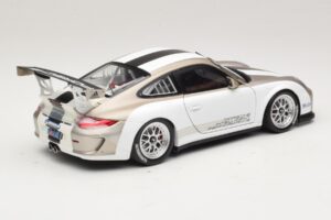 Porsche 911 997 GT3 Cup Fehér Csíkokkal 2008 Minichamps 1:18 WAP0210130C Fém – 3. kép a 8-ből