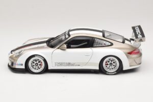 Porsche 911 997 GT3 Cup Fehér Csíkokkal 2008 Minichamps 1:18 WAP0210130C Fém – 4. kép a 8-ből