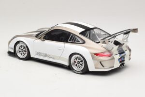 Porsche 911 997 GT3 Cup Fehér Csíkokkal 2008 Minichamps 1:18 WAP0210130C Fém – 7. kép a 8-ből