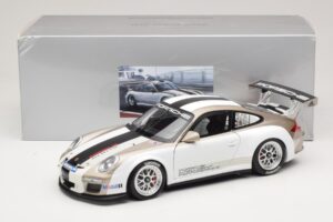 Porsche 911 997 GT3 Cup Fehér Csíkokkal 2008 Minichamps 1:18 WAP0210130C Fém – 8. kép a 8-ből