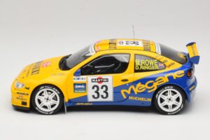 Renault Megane Maxi #33 P. Bugalski / J-P. Chiaroni Rally Sanremo 1998 Otto 1:18 OT1195 Gyanta – 3. kép a 6-ből