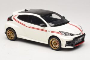 Toyota GR Yaris TGR Italy Limitált Kiadás Pure White Otto 1:18 OT1183 Gyanta – 4. kép a 6-ből