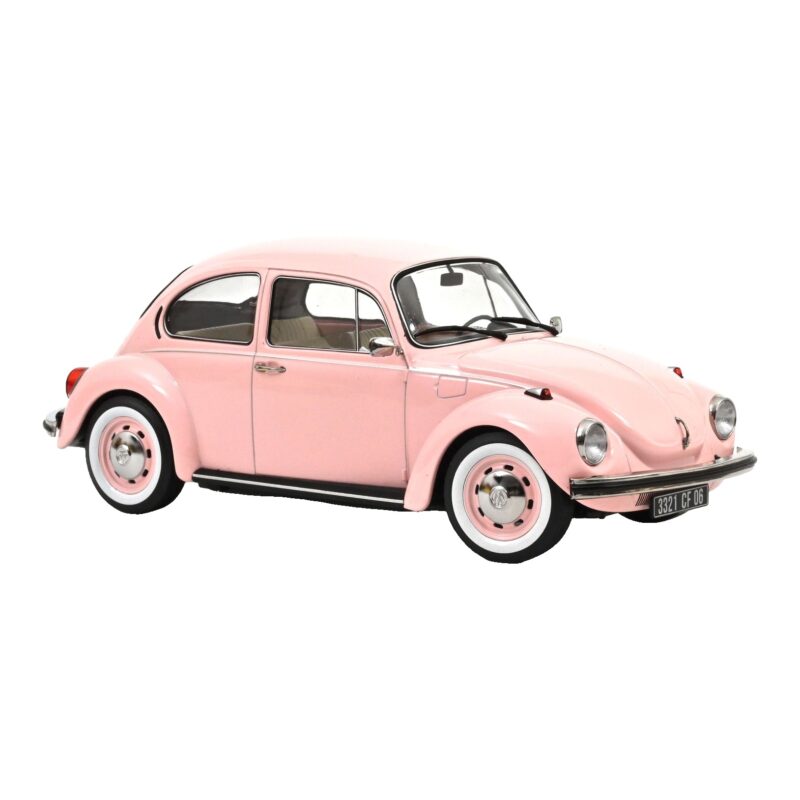 Volkswagen 1303 Pastel Pink New Baby Gift Norev 1:18 188677 Fém