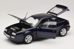 Volkswagen Corrado VR6 Aqua Blue Metallic Limitált Kiadás Norev 1:18 188660 Fém – 2. kép a 8-ből