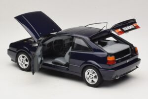Volkswagen Corrado VR6 Aqua Blue Metallic Limitált Kiadás Norev 1:18 188660 Fém – 5. kép a 8-ből
