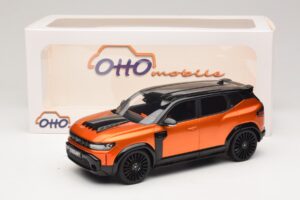 Dacia Duster Mk3 Redust Sport 4x2 Hybrid Metallic Orange Otto 1:18 OT1316 Gyanta – 6. kép a 6-ből