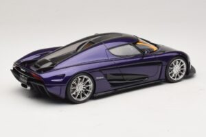 Koenigsegg Regera Lila GT Spirit 1:18 GT973 Gyanta – 2. kép a 6-ből