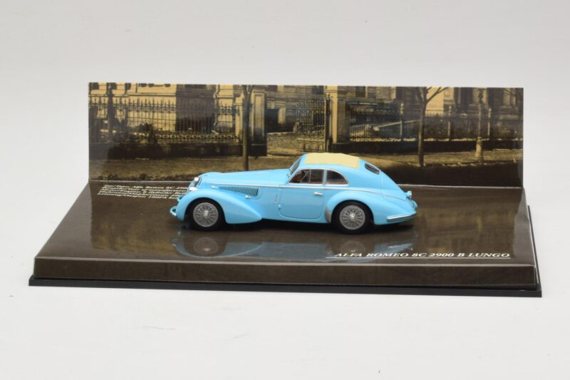 Alfa Romeo 8C 2900B Lungo Világoskék Minichamps 1:43 436120420 Fém