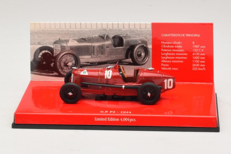 Alfa Romeo P2 #10 Piros 1924 Minichamps 1:43 Alfa Romeo P2 #10 Piros 1924 Minichamps 1:43 403241203 Fém