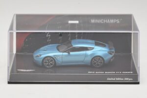 Aston Martin V12 Zagato Alba Blue Minichamps 1:43 437137222 Fém – 4. kép a 5-ből