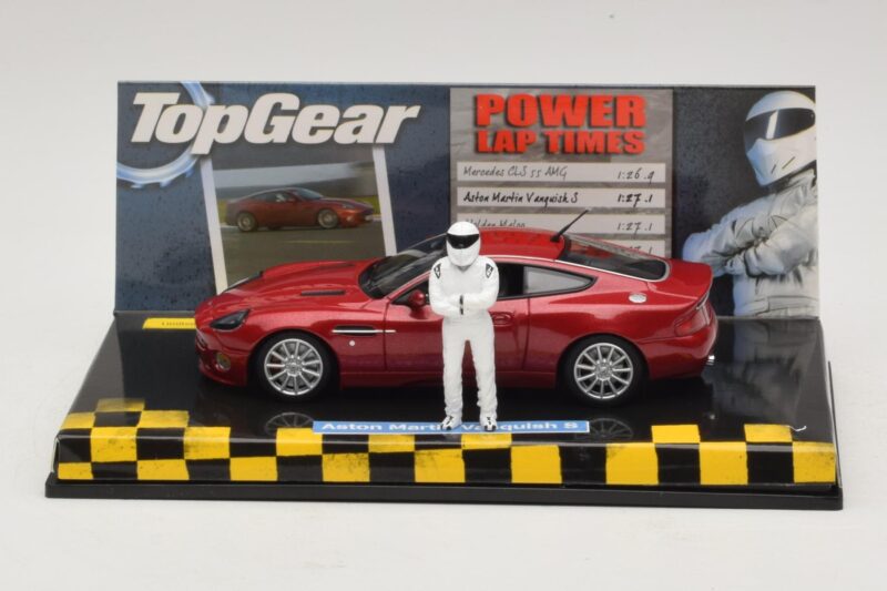 Aston Martin Vanquish S Piros Top Gear Figurával Minichamps 1:43 519431372 Fém