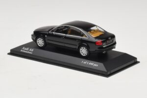 Audi A6 C5 Fekete Minichamps 1:43 430010200 Fém – 3. kép a 4-ből