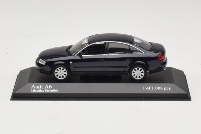 Audi A6 C5 Kék Metál Minichamps 1:43 430010201 Fém