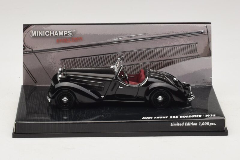 Audi Front 225 Roadster Fekete Minichamps 1:43 Audi Front 225 Roadster Fekete Minichamps 1:43 437019131 Fém