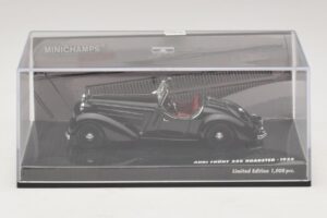 Audi Front 225 Roadster Fekete Minichamps 1:43 437019131 Fém – 4. kép a 5-ből