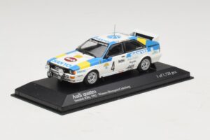 Audi Quattro #4 S. Blomqvist / B. Cederberg Rally Sweden Winner 1982 Minichamps 1:43 430821904 Fém – 2. kép a 4-ből