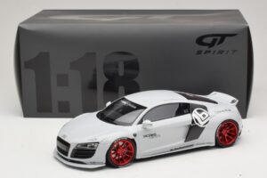 Audi R8 42 Liberty Walk Fehér GT Spirit 1:18 GT325 Gyanta – 6. kép a 6-ből