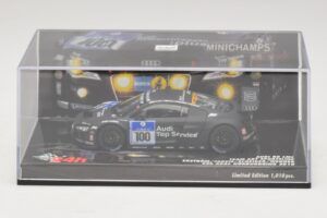 Audi R8 LMS GT3 #100 M. Ekstrom / O. Jarvis Abt Sportsline 24 Hours of Nurburgring 2010 Minichamps 1:43 437101900 Fém – 4. kép a 5-ből
