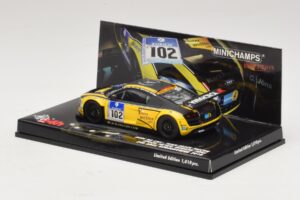 Audi R8 LMS GT3 #102 H-J. Stuck / H. Heyer Black Falcon 24 Hours of Nurburgring 2010 Minichamps 1:43 437101912 Fém – 3. kép a 5-ből