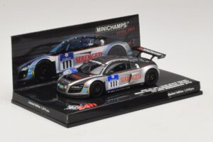 Audi R8 LMS GT3 #111 Metha / Breslin Black Falcon 24 Hours of Nurburgring 2010 Minichamps 1:43 437101911 Fém – 2. kép a 5-ből