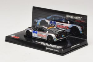Audi R8 LMS GT3 #111 Metha / Breslin Black Falcon 24 Hours of Nurburgring 2010 Minichamps 1:43 437101911 Fém – 3. kép a 5-ből