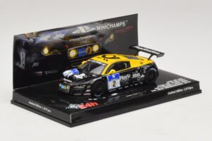 Audi R8 LMS GT3 #2 24 Hours of Nurburgring 2010 Minichamps 1:43 437101902 Fém – 2. kép a 5-ből