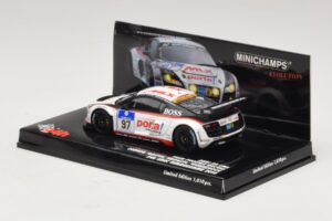 Audi R8 LMS GT3 #97 Phoenix Racing 24 Hours of Nurburgring 2010 Minichamps 1:43 437101997 Fém – 3. kép a 5-ből