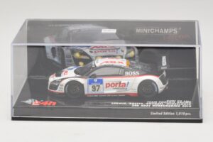 Audi R8 LMS GT3 #97 Phoenix Racing 24 Hours of Nurburgring 2010 Minichamps 1:43 437101997 Fém – 4. kép a 5-ből