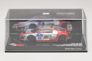 Audi R8 LMS GT3 #99 F. Biela / M. Fassler Phoenix Racing 24 Hours of Nurburgring 2010 Minichamps 1:43 437101999 Fém – 4. kép a 5-ből