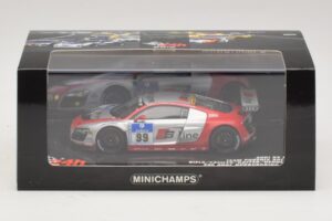 Audi R8 LMS GT3 #99 F. Biela / M. Fassler Phoenix Racing 24 Hours of Nurburgring 2010 Minichamps 1:43 437101999 Fém – 5. kép a 5-ből