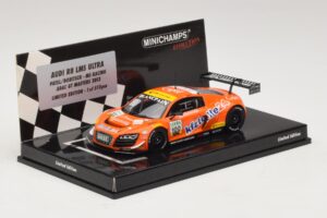 Audi R8 LMS Ultra #100 MS Racing Patel / Dobitsch ADAC GT Masters 2013 Minichamps 1:43 437130100 Fém – 2. kép a 5-ből