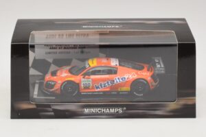 Audi R8 LMS Ultra #100 MS Racing Patel / Dobitsch ADAC GT Masters 2013 Minichamps 1:43 437130100 Fém – 5. kép a 5-ből