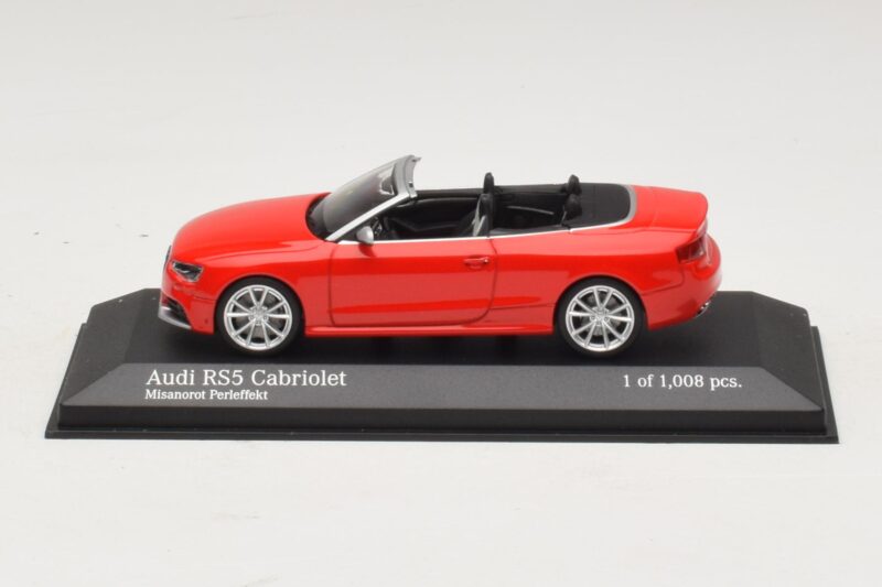 Audi RS5 B8 Kabrió Piros Minichamps 1:43 410011230 Fém