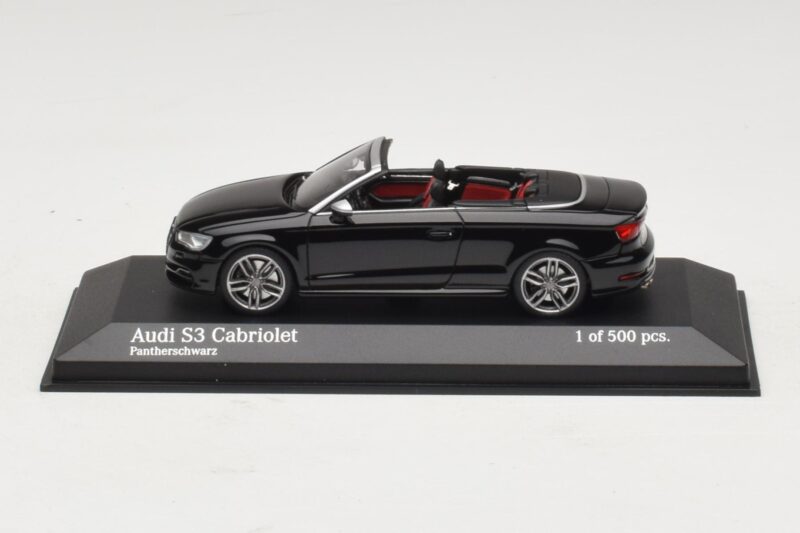 Audi S3 8P Kabrió Fekete Minichamps 1:43 437013030 Fém