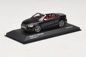 Audi S3 8P Kabrió Fekete Minichamps 1:43 437013030 Fém – 2. kép a 4-ből