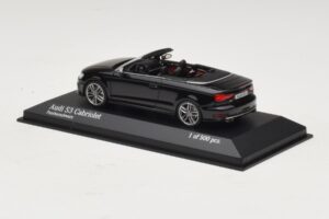 Audi S3 8P Kabrió Fekete Minichamps 1:43 437013030 Fém – 3. kép a 4-ből