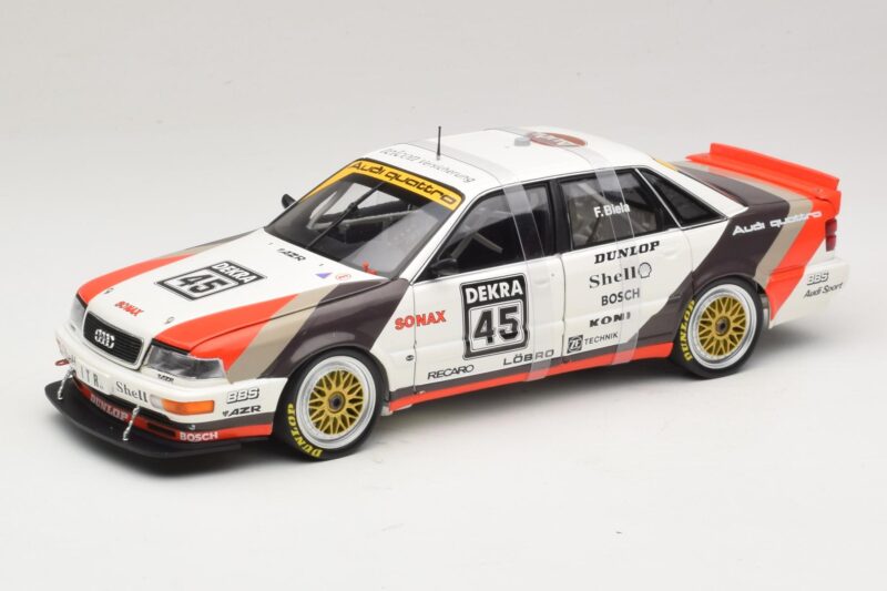 Audi V8 Quattro DTM #45 F. Biela Team AZR 1991 Minichamps 1:18 100911045 Fém