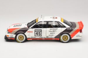 Audi V8 Quattro DTM #45 F. Biela Team AZR 1991 Minichamps 1:18 100911045 Fém – 4. kép a 8-ből