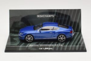 Bentley Continental GT V8 Kék Metál Minichamps 1:43 436139982 Fém