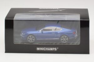 Bentley Continental GT V8 Kék Metál Minichamps 1:43 436139982 Fém – 4. kép a 4-ből