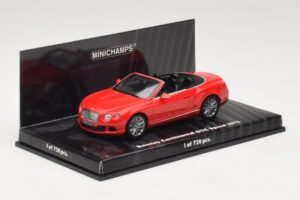 Bentley Continental GTC Speed Piros Minichamps 1:43 436139061 Fém – 2. kép a 4-ből