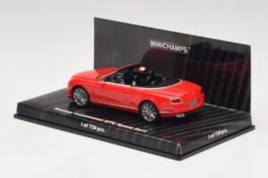 Bentley Continental GTC Speed Piros Minichamps 1:43 436139061 Fém – 3. kép a 4-ből